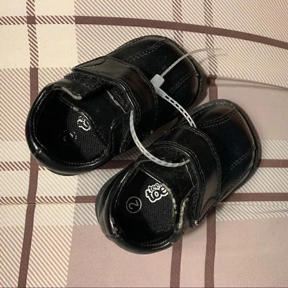 Black Pleather Dress Shoes